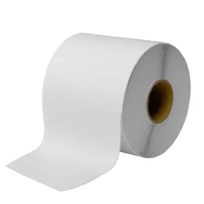 Naslovne nalepke za pakete za termo tiskalnik 100x150mm rola 500kos bela