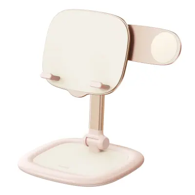 Nastavljivo stojalo za tablico in telefon Seashell Series roza