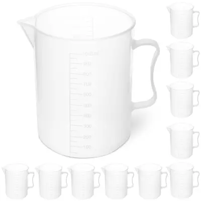 Plastična laboratorijska čaša z oznako 1000 ml - 10 kom.