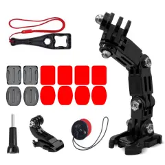 Komplet dodatkov za montažo na čelado za športno kamero GoPro DJI Insta360 SJCam Eken