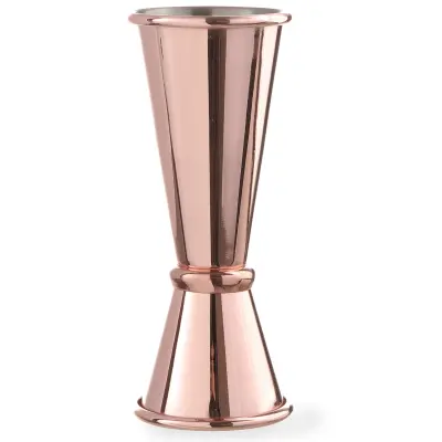 Barmanska merila za pijačo, dvostranska, bakrena, 25ml 50ml Hendi 593332