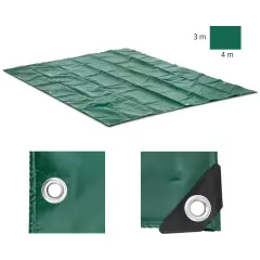 Zaščitna prekrivna ponjava z očesi 400 x 300 cm