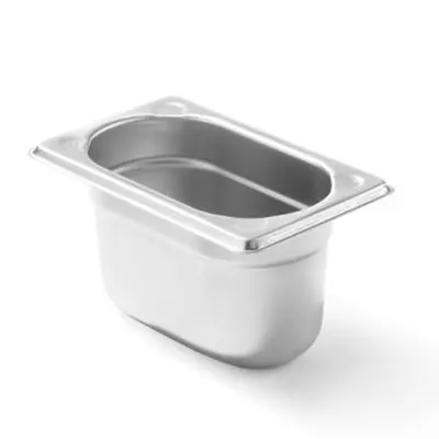 Kitchen Line GN 1/9 jeklena posoda, višina 100 mm - Hendi 806739