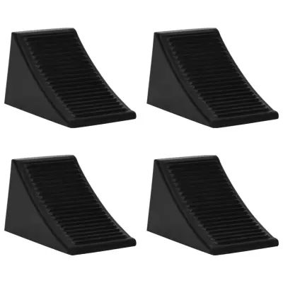 vidaXL Zagozde za kolesa 4 kosi 16x9x9 cm guma