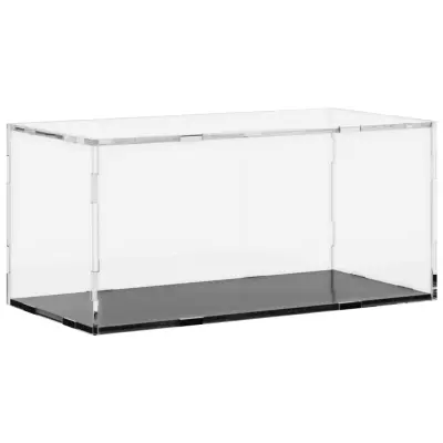 vidaXL Razstavna škatla prozorna 30x15x14 cm akril