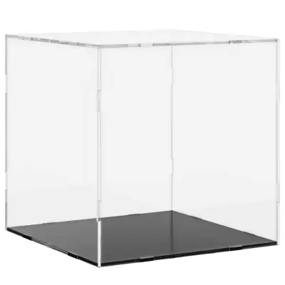 vidaXL Razstavna škatla prozorna 30x30x30 cm akril