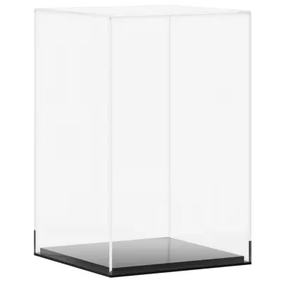 vidaXL Razstavna škatla prozorna 14x14x22 cm akril