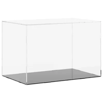 vidaXL Razstavna škatla prozorna 56x36x37 cm akril