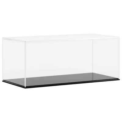 vidaXL Razstavna škatla prozorna 34x16x14 cm akril