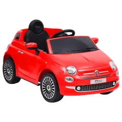 vidaXL Otroški električni avtomobil Fiat 500 rdeč