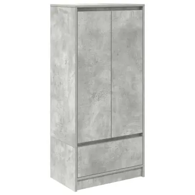 vidaXL Omarica z predalom betonsko siva 55,5x34x119,5cm inženirski les