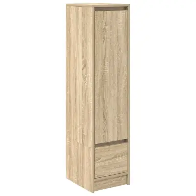 vidaXL Visoka omara sonoma hrast 29,5x34x119,5 cm inženirski les