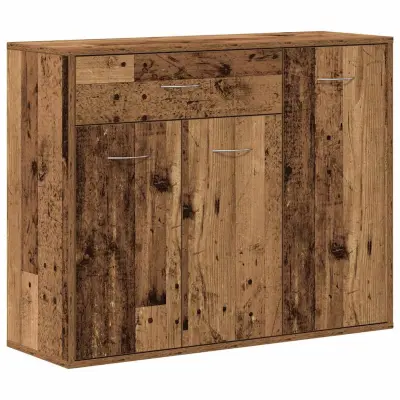 vidaXL Bivak Old Wood 88x30x70 cm Inženirski les