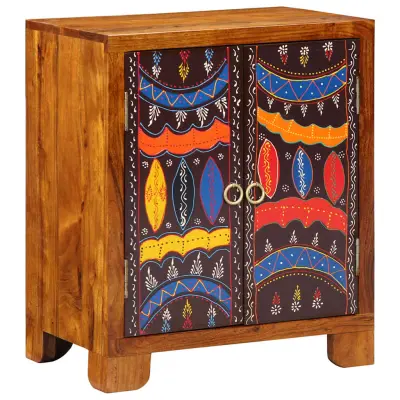 vidaXL Bivak Multicolor 50x35x60 Masivni les Akacija