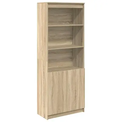 vidaXL Visoka omara sonoma hrast 70x35x180 cm inženirski les