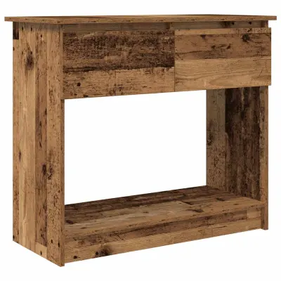 vidaXL Konzolna miza s predali iz starega lesa 85,5x38,5x74,5 cm