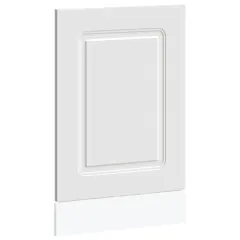 vidaXL Plošča za pomivalni stroj Kalmar bela 45x1,5x67 cm inž. les