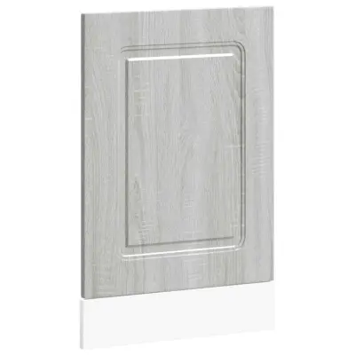 vidaXL Plošča za pomivalni stroj Kalmar siva sonoma 45x1,5x67 cm