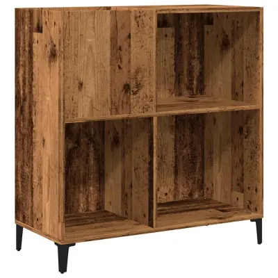 vidaXL omara za plošče iz starega lesa 84,5x38x89 cm inženirski les