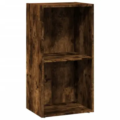 vidaXL Knjižna omara dimljeni hrast 40x30x77 cm inženirski les
