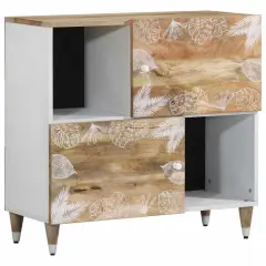 vidaXL Bivak 80x33,5x75 cm Masivni les Mango