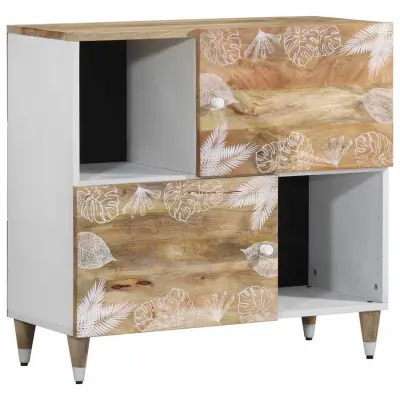vidaXL Bivak 80x33,5x75 cm Masivni les Mango