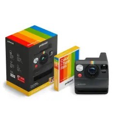 POLAROID NOW EVERYTHING BOX 3 črn fotoaparat + 8 fotografij
