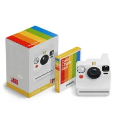 POLAROID NOW+ EVERYTHING BOX 3 bel fotoaparat + 8 fotografij