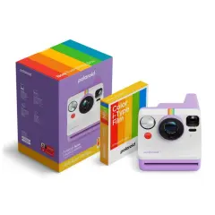 POLAROID NOW EVERYTHING BOX 3 vijoličen fotoaparat + 8 fotografij