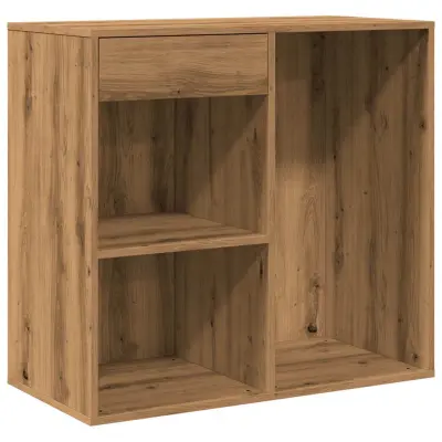 vidaXL Kozmetična omarica artisan hrast 80x40x75 cm inženirski les