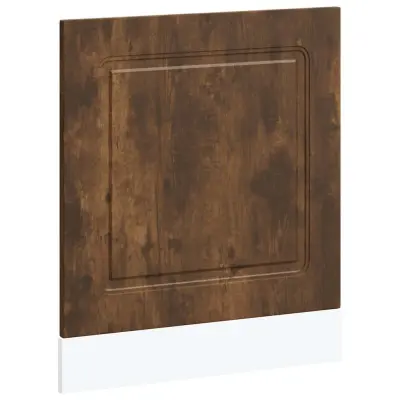 vidaXL Plošča za pomivalni stroj Kalmar dimljen hrast 60x1,5x67 cm