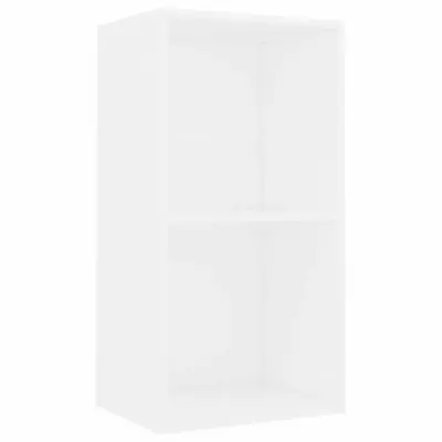 vidaXL Knjižna omara bela 40x30x76,5 cm inženirski les