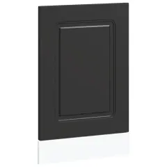 vidaXL Plošča za pomivalni stroj Kalmar črn 45x1,5x67 cm inž. les