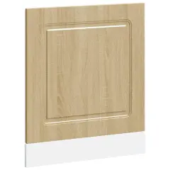 vidaXL Plošča za pomivalni stroj Kalmar sonoma hrast 60x1,5x67 cm