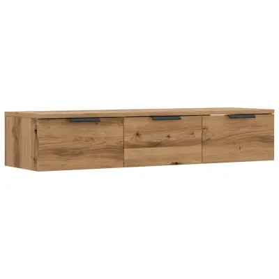 vidaXL Stenska omarica artisan hrast 102x30x20 cm inženirski les