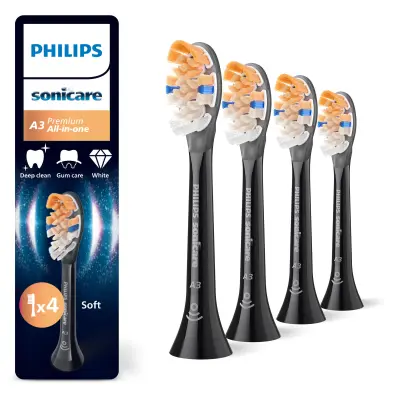PHILIPS HX9094/88 Sonicare A3 Premium All-in-One nastavek za električno zobno ščetko, 4 kosi