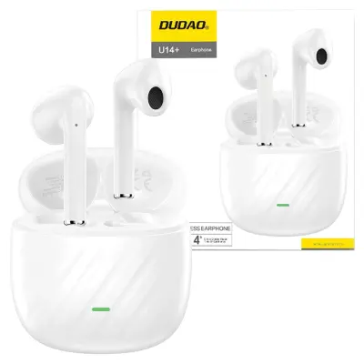 DUDAO U14+ BREZŽIČNE IN-EAR TWS BLUETOOTH 5.3 SLUŠALKE BELE