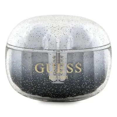 SLUŠALKE GUESS GLITTER GRADIENT BLUETOOTH TWS ČRNE S PRIKLJUČNO POSTAJO