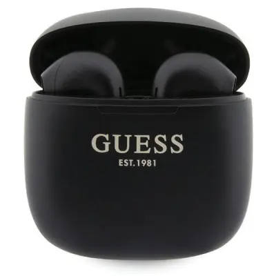 GUESS BLUETOOTH TWS SLUŠALKE BREZŽIČNE IN-EAR ČRNE CLASSIC EST LOGO