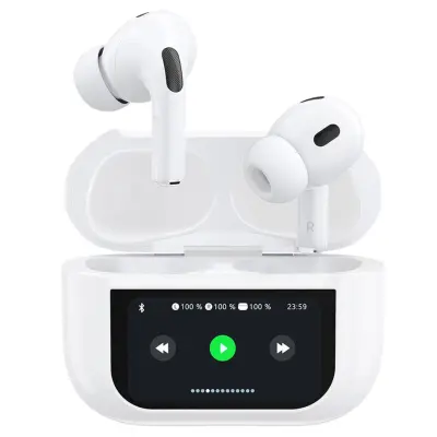 DUDAO U19 IN-EAR TWS BREZŽIČNE SLUŠALKE BLUETOOTH 5.3 Z LED ZASLONOM - BELE