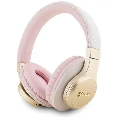 GUESS 4G SCRIPTE BLUETOOTH SLUŠALKE ROZA ZA TELEFONE