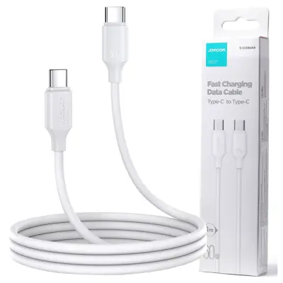 JOYROOM KABEL USB-C NA USB-C 480MB/S 60W 1M BEL POLNILNI KABEL