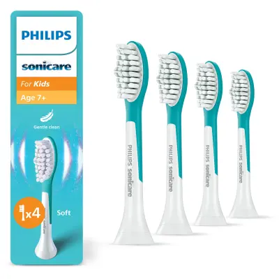PHILIPS HX6044/90 Sonicare For Kids nastavki za električno zobno ščetko, 4 kosi