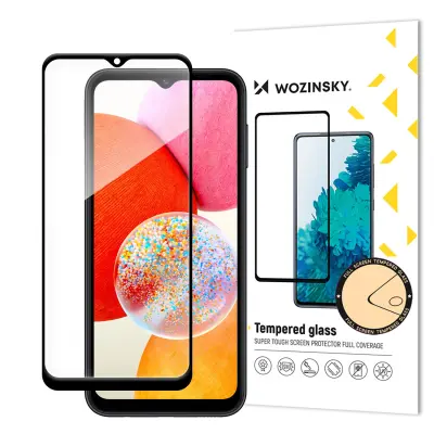 WOZINSKY KALJENO STEKLO POLNO LEPILO S ČRNIM OKVIRJEM ZA SAMSUNG A15 A15 5G