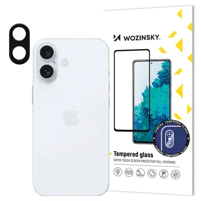 WOZINSKY KALJENO STEKLO FULL CAMERA GLASS 9H ZA IPHONE 16 KAMERO