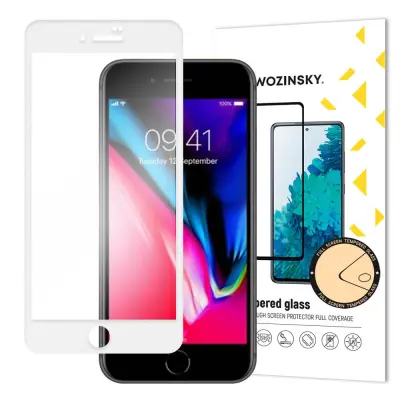 OVITEK IZ KALJENEGA STEKLA WOZINSKY, POLNO LEPILO, PRIJAZNO ZA IPHONE SE 2022 2020 8 7