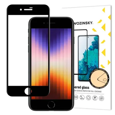 ETUI IZ KALJENEGA STEKLA WOZINSKY, POLNO LEPILO, PRIJAZEN ZA IPHONE SE 2022 2020 8