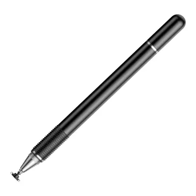 Baseus Golden Cudgel ACPCL-01 Dvostranski Pametni Stylus z Gel Pisalom - Črna
