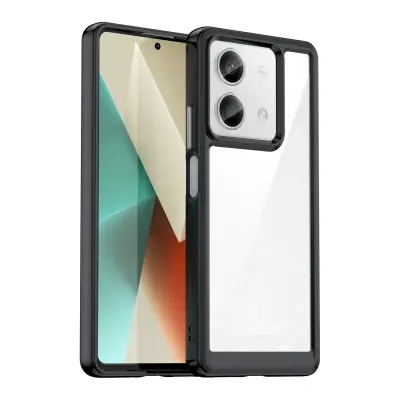 OUTER SPACE CASE Z GEL OKVIRJEM ZA XIAOMI REDMI NOTE 13 PRO+ - ČRN