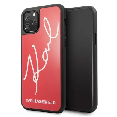 KARL LAGERFELD TRDI OVITEK IPHONE 11 PRO MAX RDEČ